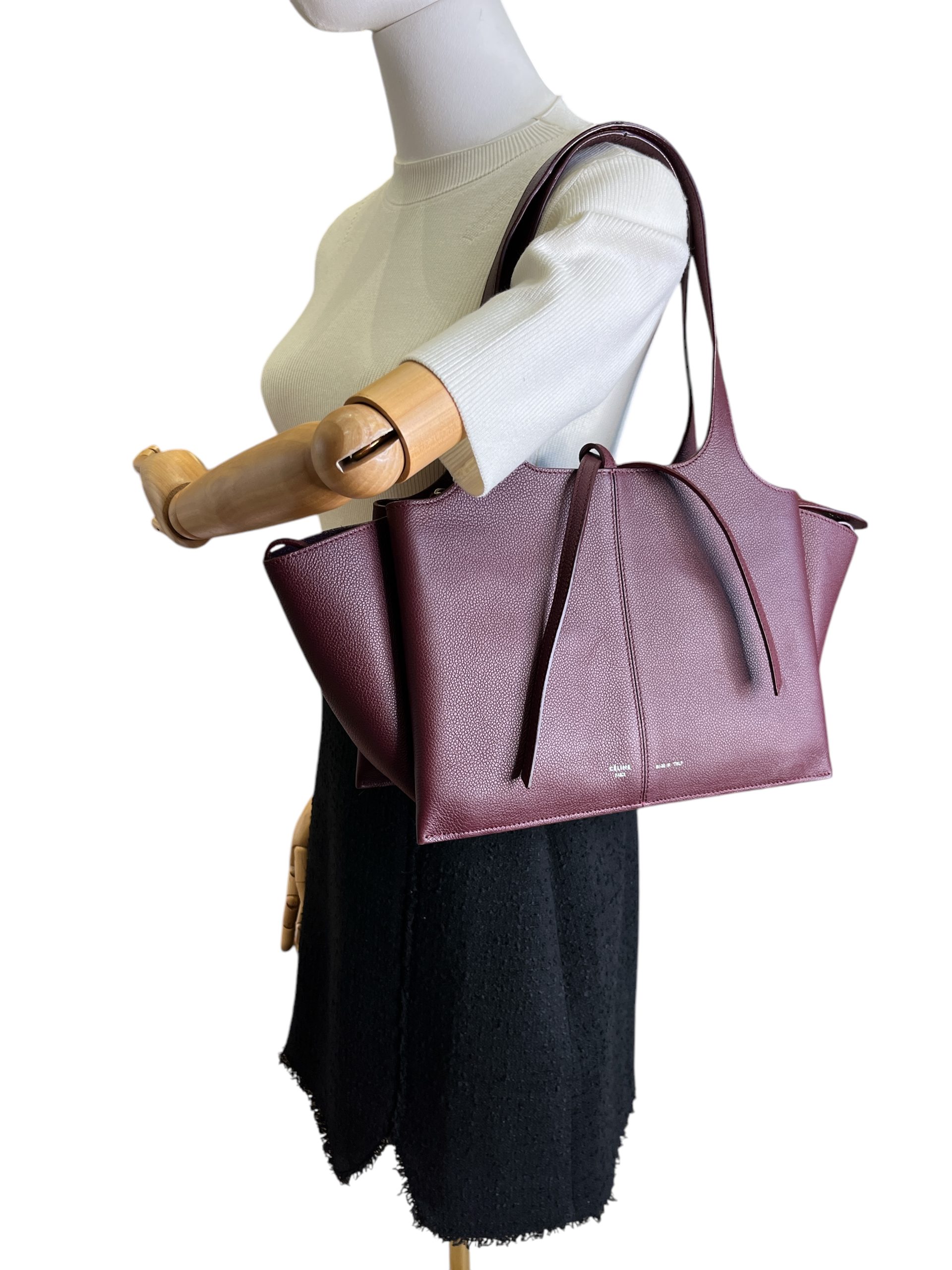 Céline Trifold Small Bordeaux - I Love Handbags