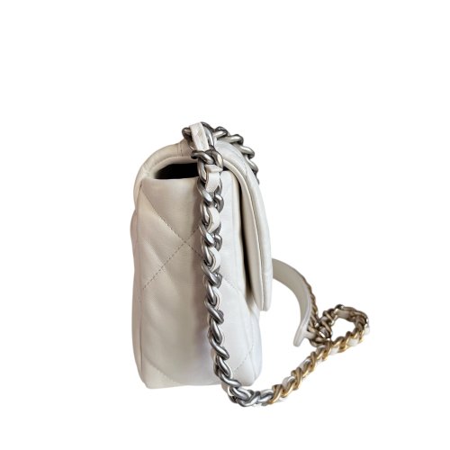 Chanel 19 Small Cream White Chanel Chanel 10