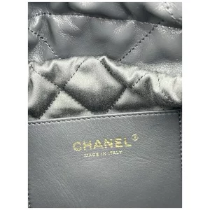 Chanel 22 Mini Lambskin Gray GHW