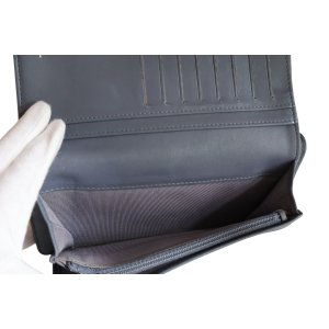 Chanel Bifold Geldbörse Lammleder Blau