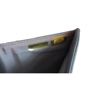 Chanel Bifold Geldbörse Lammleder Blau
