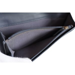 Chanel Bifold Geldbörse Lammleder Blau
