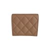 Chanel Geldbörse Kalbsleder Dunkelbeige Chanel Chanel 15