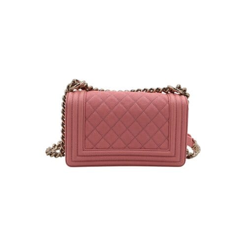 Chanel Boy Small Caviarleder Rosa Chanel Chanel 6