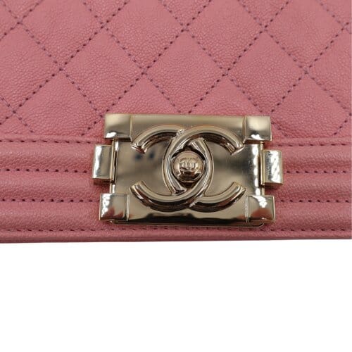 Chanel Boy Small Caviarleder Rosa Chanel Chanel 11