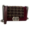 Chanel Boy Small Paris-Édimbourg Tweed Bordeaux Chanel Chanel 19 Chanel Boy Small Paris-Édimbourg Tweed Bordeaux Chanel Chanel 19