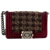 Chanel Boy Small Paris-Édimbourg Tweed Bordeaux Chanel Chanel 22 Chanel Boy Small Paris-Édimbourg Tweed Bordeaux Chanel Chanel 22