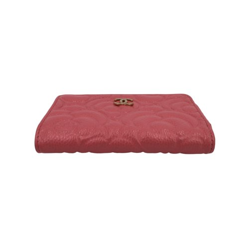 Chanel Schüsseletui Camellia Kalbsleder Rosa