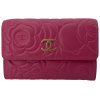Chanel Flap Camellia Card Holder Fuchsia Chanel Chanel 11