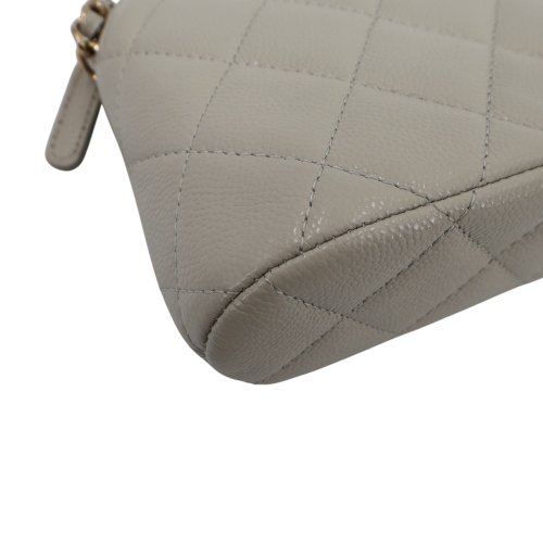 Chanel Classic Clutch Hellgrau Chanel Chanel 11