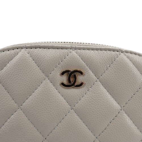 Chanel Classic Clutch Hellgrau Chanel Chanel 13