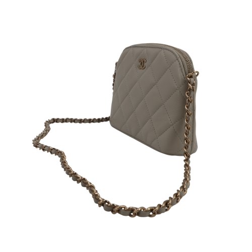Chanel Classic Clutch Hellgrau Chanel Chanel 9