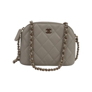 Chanel Classic Clutch Hellgrau Chanel Chanel 17