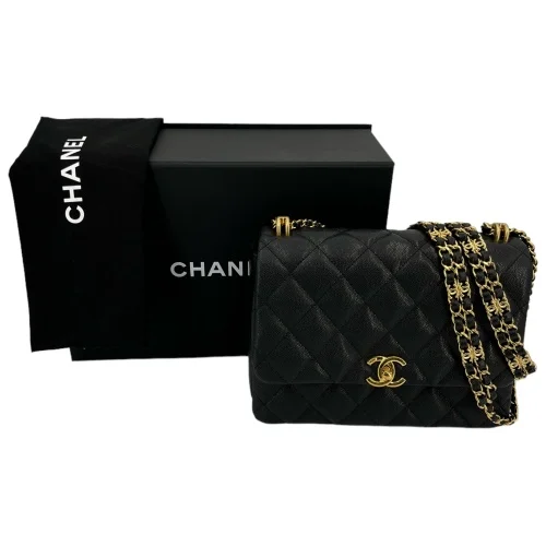 Chanel Coco First Calfskin Black GHW