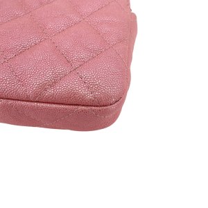 Chanel Double Zip Wallet on Chain WOC Iridescent Rosa
