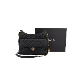 Chanel Hobo Bag Schwarz Chanel Chanel 24