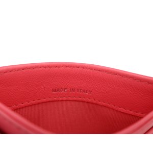 Chanel Kartenetui Lammleder Korallenrosa