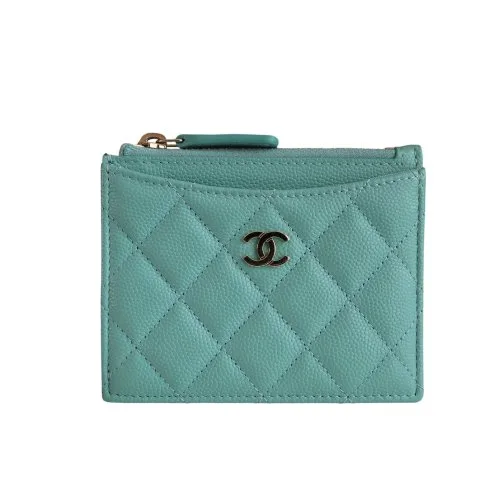 Chanel Kartenetui Münzetui Tiffany Grün Chanel Chanel Chanel Kartenetui Münzetui Tiffany Grün Chanel Chanel