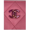Chanel Quilted Wallet Lambskin Pink Rainbow Hardware Chanel Chanel 29