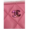 Chanel Quilted Wallet Lambskin Pink Rainbow Hardware Chanel Chanel 28
