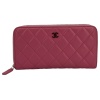 Chanel Quilted Wallet Lambskin Pink Rainbow Hardware Chanel Chanel 21