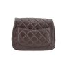 Chanel Mini Square Flap Bag Lammleder Grau SHW Chanel Chanel 19 Chanel Mini Square Flap Bag Lammleder Grau SHW Chanel Chanel 19