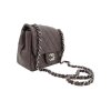 Chanel Mini Square Flap Bag Lammleder Grau SHW Chanel Chanel 20 Chanel Mini Square Flap Bag Lammleder Grau SHW Chanel Chanel 20