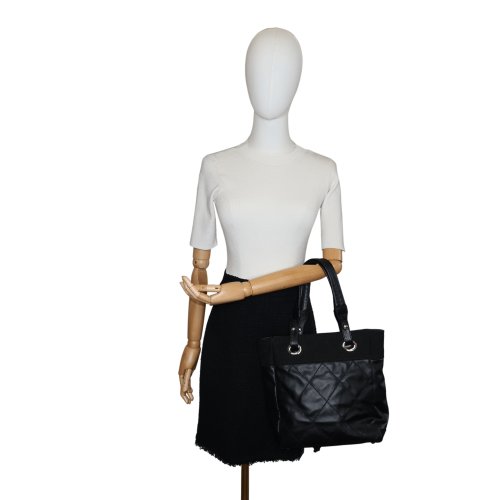 Chanel Paris Biarritz PM Tote Bag Black Chanel Chanel 6