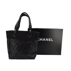 Chanel Paris Biarritz PM Tote Bag Schwarz Chanel Chanel 25