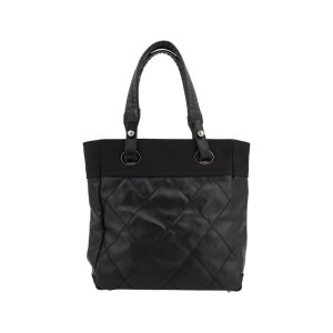 Chanel Paris Biarritz PM Tote Bag Schwarz Chanel Chanel 22
