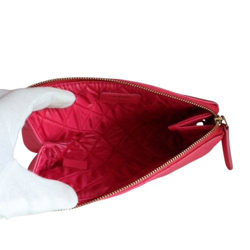 Chanel Pochette Lammleder Pink