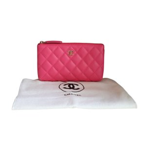 Chanel Pochette Lammleder Pink