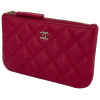 Chanel O-Case Pochette Calfskin Fuchsia Chanel Chanel 8