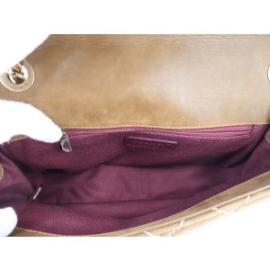 Chanel Single Flap Bag Medium Khaki