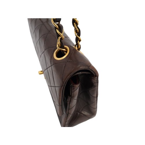 Chanel Timeless Double Flap Bag Small Lambskin Black