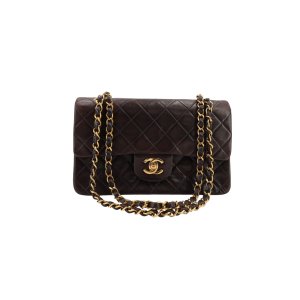 Chanel Timeless Double Flap Bag Small Lambskin Black