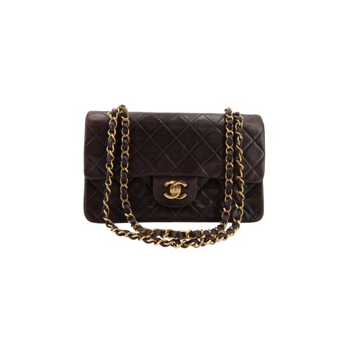 Chanel Timeless Double Flap Bag Small Lambskin Black