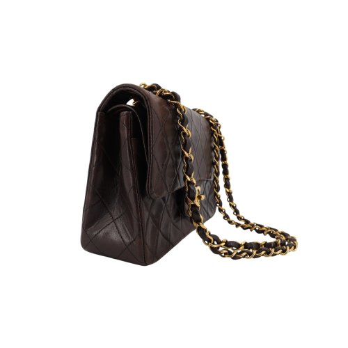 Chanel Timeless Double Flap Bag Small Lambskin Black