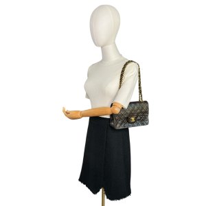 Chanel Timeless Double Flap Bag Small Lambskin Black