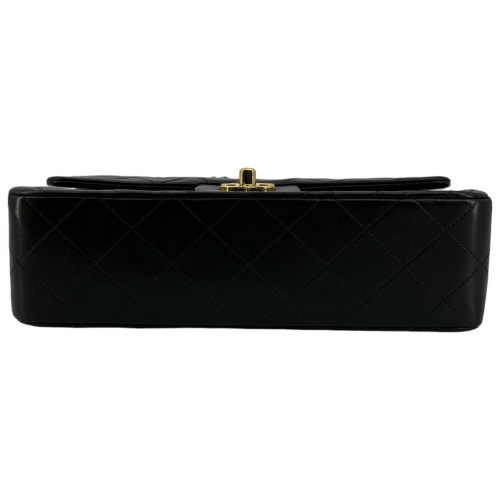 Chanel Timeless Double Flap Bag Small Lambskin Black GHW