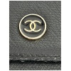 Chanel Coco Trifold Geldbörse Schwarz Chanel Chanel 36