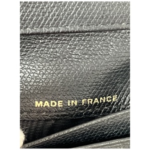 Chanel Coco Trifold Wallet Black