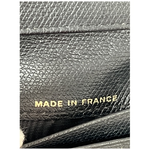 Chanel Coco Trifold Wallet Black