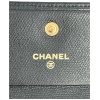 Chanel Coco Trifold Geldbörse Schwarz Chanel Chanel 37
