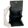 Chanel Coco Trifold Geldbörse Schwarz Chanel Chanel 38