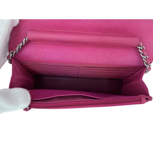 Chanel Wallet on Chain WOC Kalbsleder Pink