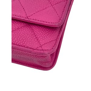 Chanel Wallet on Chain WOC Kalbsleder Pink