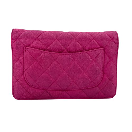 Chanel Wallet on Chain WOC Kalbsleder Pink