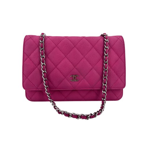 Chanel Wallet on Chain WOC Kalbsleder Pink