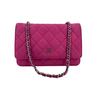 Chanel Wallet on Chain WOC Calfskin Pink